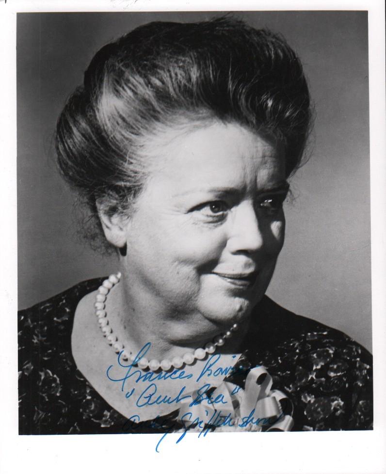 Frances Bavier rare Aunt Bea in Andy Griffith Show signed photograph (1 of 1)