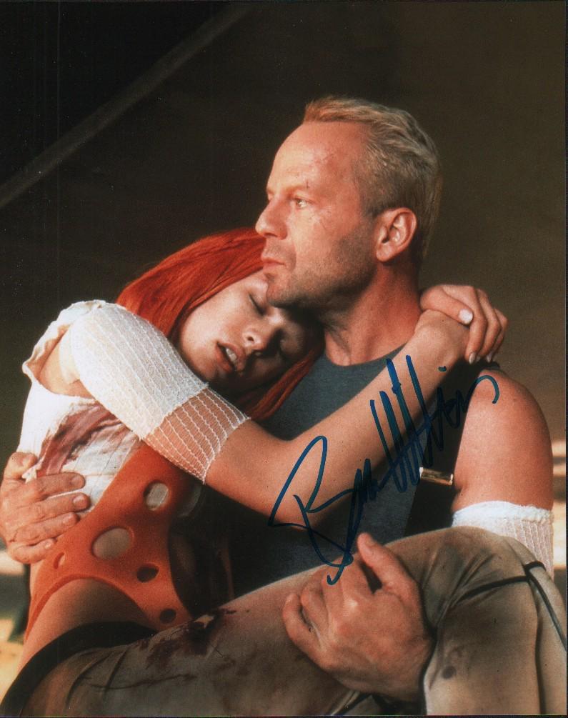 Bruce Willis Fifth Element signed photograph (1 of 1)