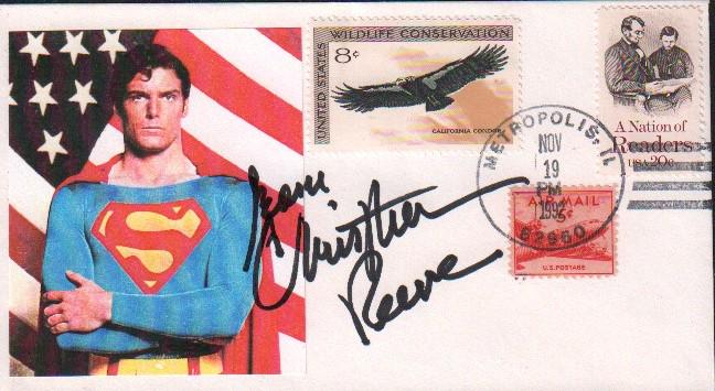 Christopher Reeve signed Superman FDC (1 of 1)