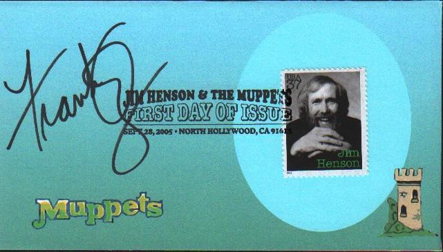 Frank Oz rare Muppets signed FDC (1 of 1)