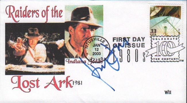 Harrison Ford rare Raiders of the Lost Ark signed FDC (1 of 1)