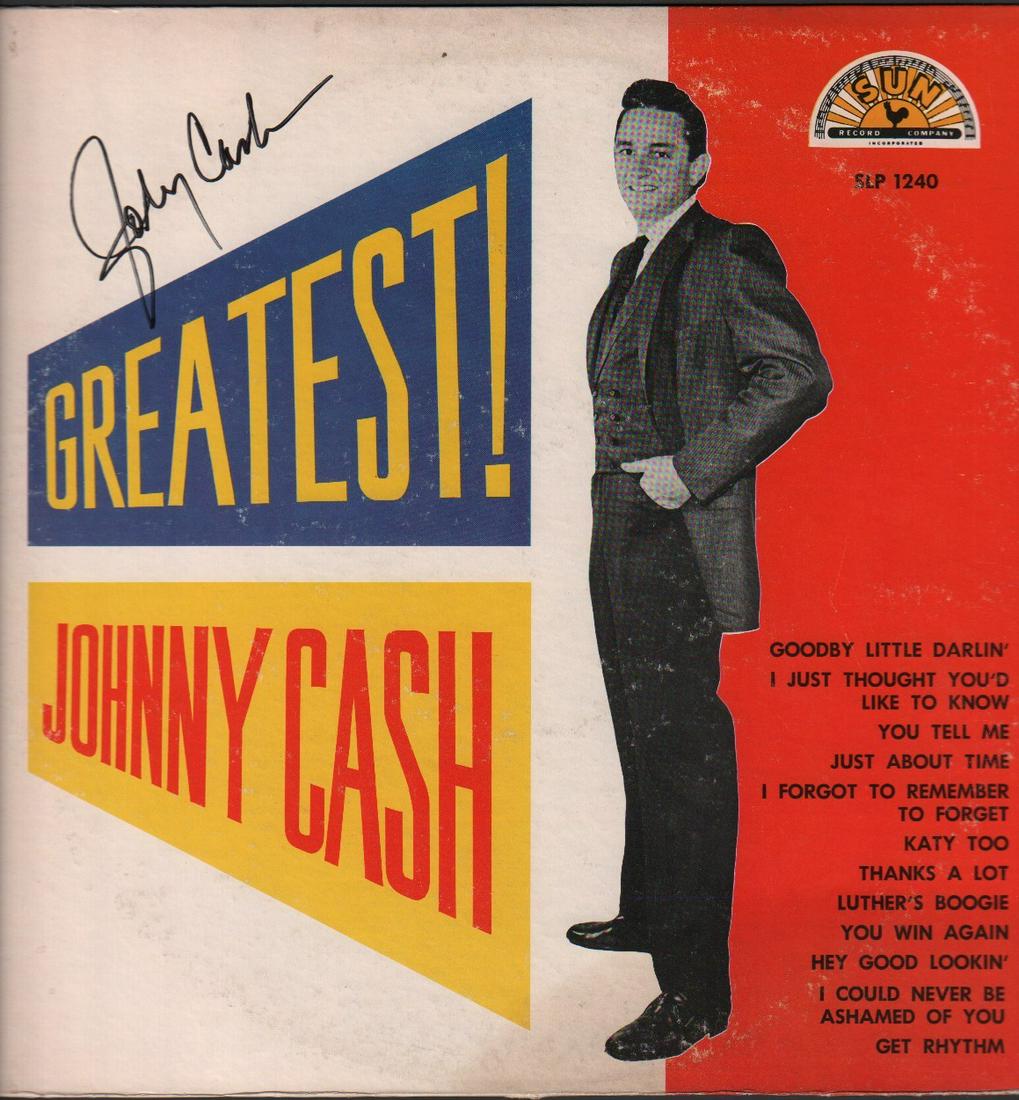 Johnny Cash vintage signed LP (1 of 1)