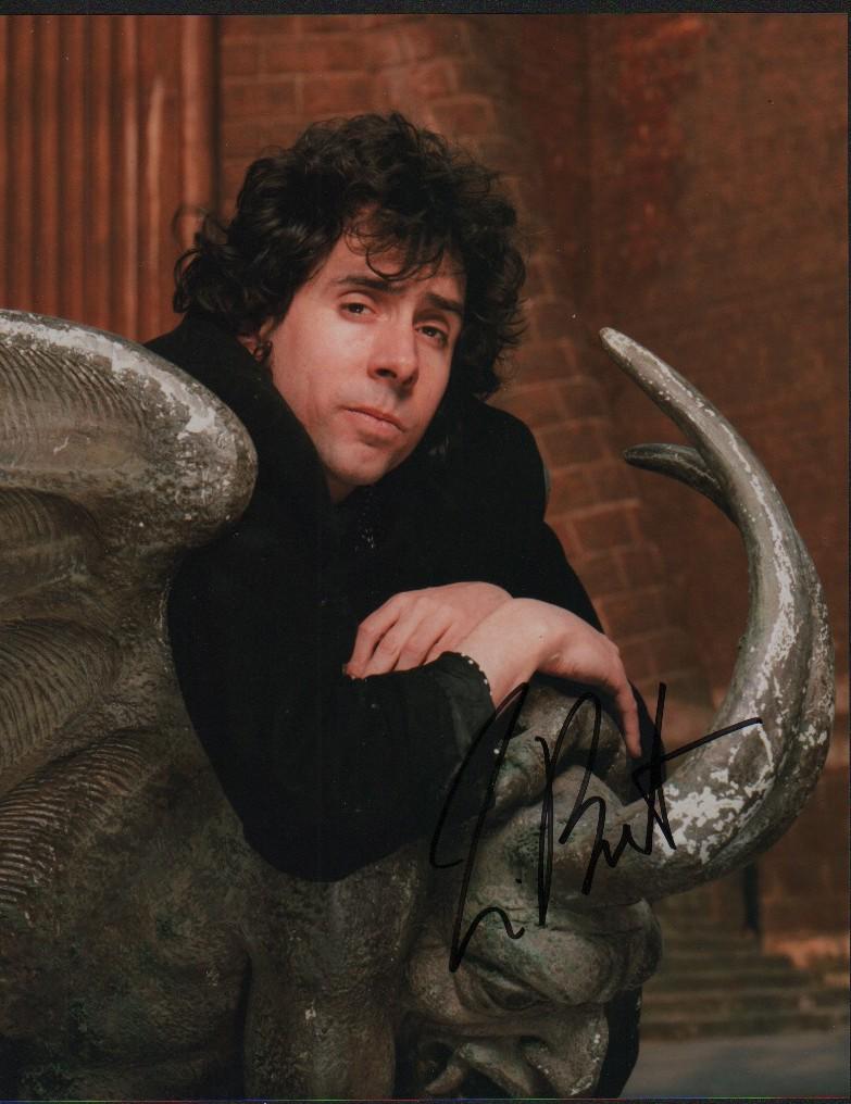 Tim Burton signed Batman era photograph (1 of 1)