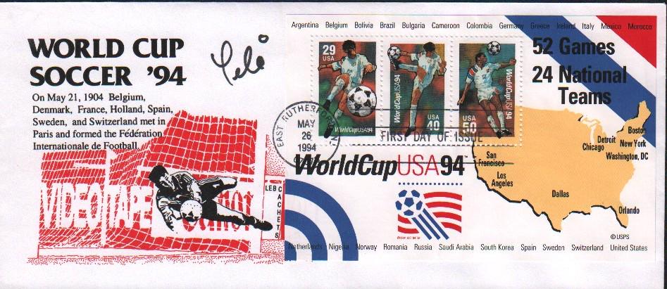 Pele rare vintage signed soccer cover (1 of 1)