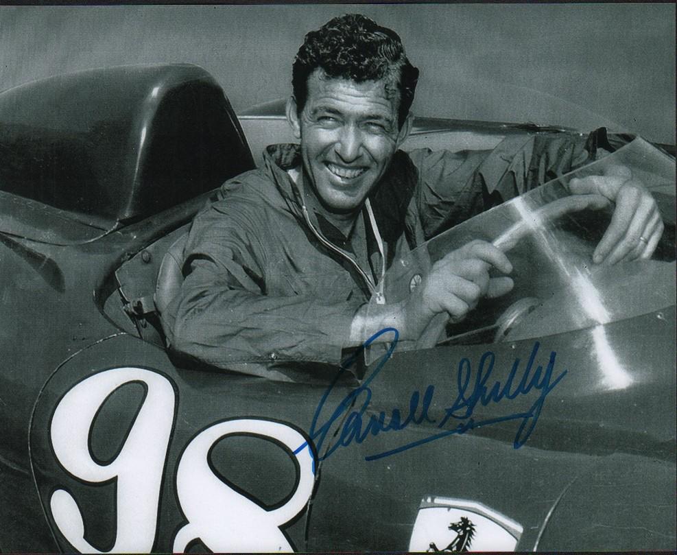 Carroll Shelby signed Mustang creator and driver photograph (1 of 1)