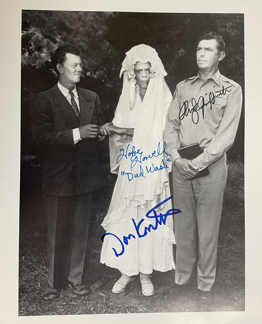 Andy Griffith Show unusual signed cast photograph (1 of 1)