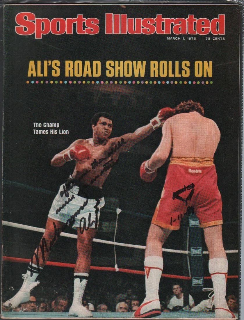 Muhammad Ali signed Sports Illustrated magazine with sketch (1 of 1)