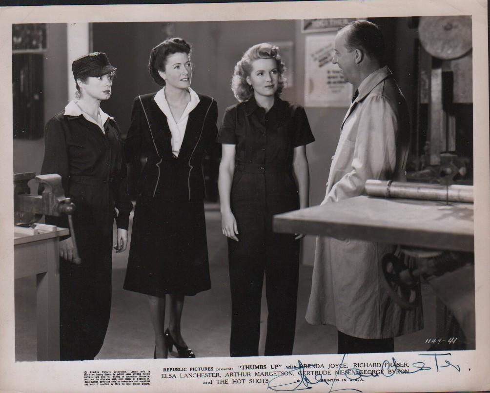 Elsa Lanchester vintage signed photograph (1 of 1)