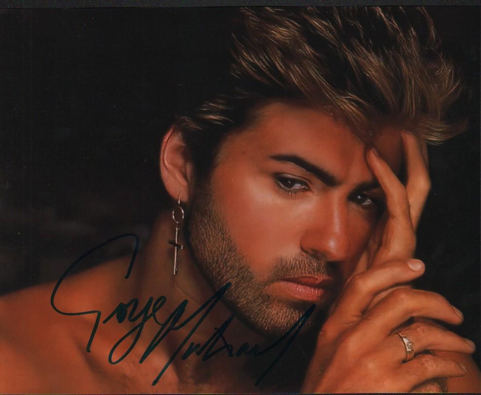 George Michaels sexy signed photograph WHAM ! (1 of 1)