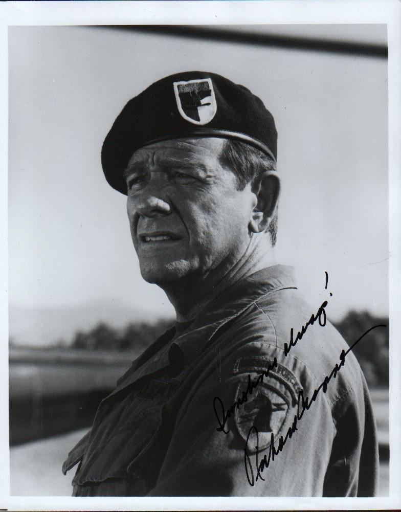 Richard Crenna vintage signed Rambo photograph (1 of 1)