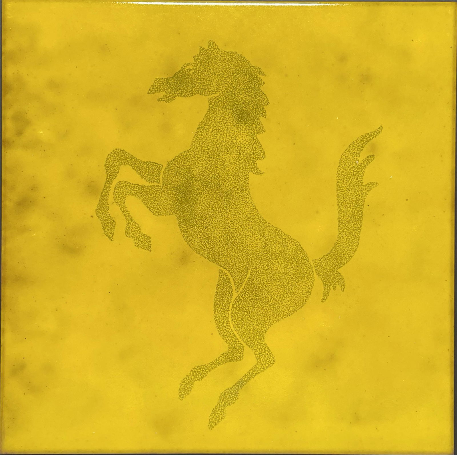 Enzo Ferraris personal office tile in Ferrari office (1 of 1)