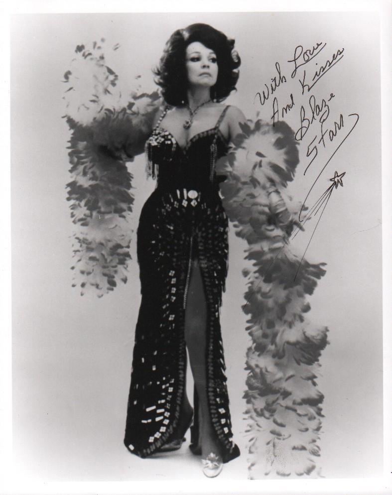 Blaze Starr signed photograph (1 of 1)