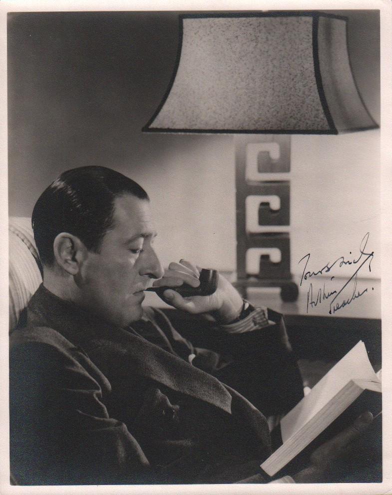 Arthur Treacher vintage signed photograph: A heavyweight signed 8x10 signed in the 40s with COA