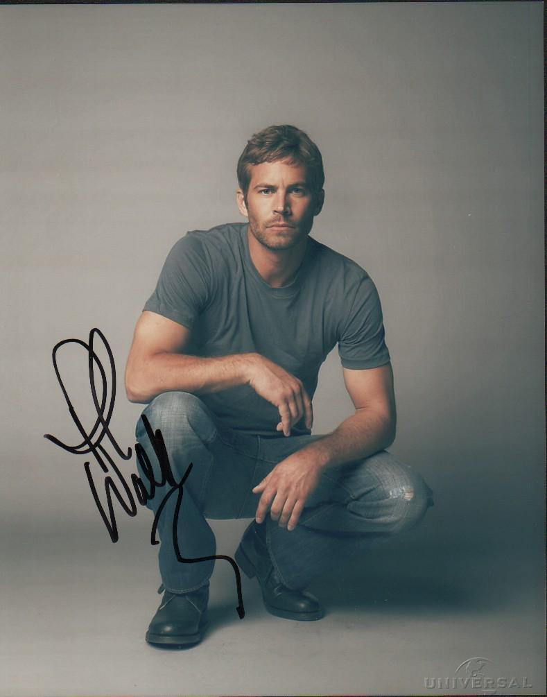 Paul Walker Fast and Furious signed photograph (1 of 1)