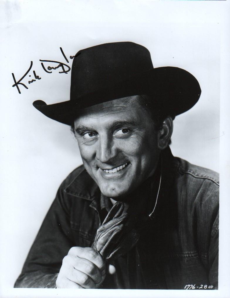 Kirk Douglas signed photograph (1 of 1)