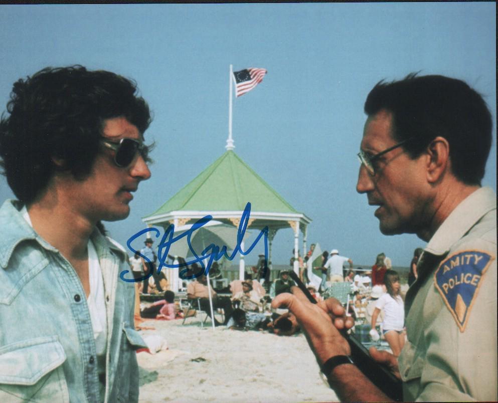 Steven Spielberg signed JAWS photograph (1 of 1)
