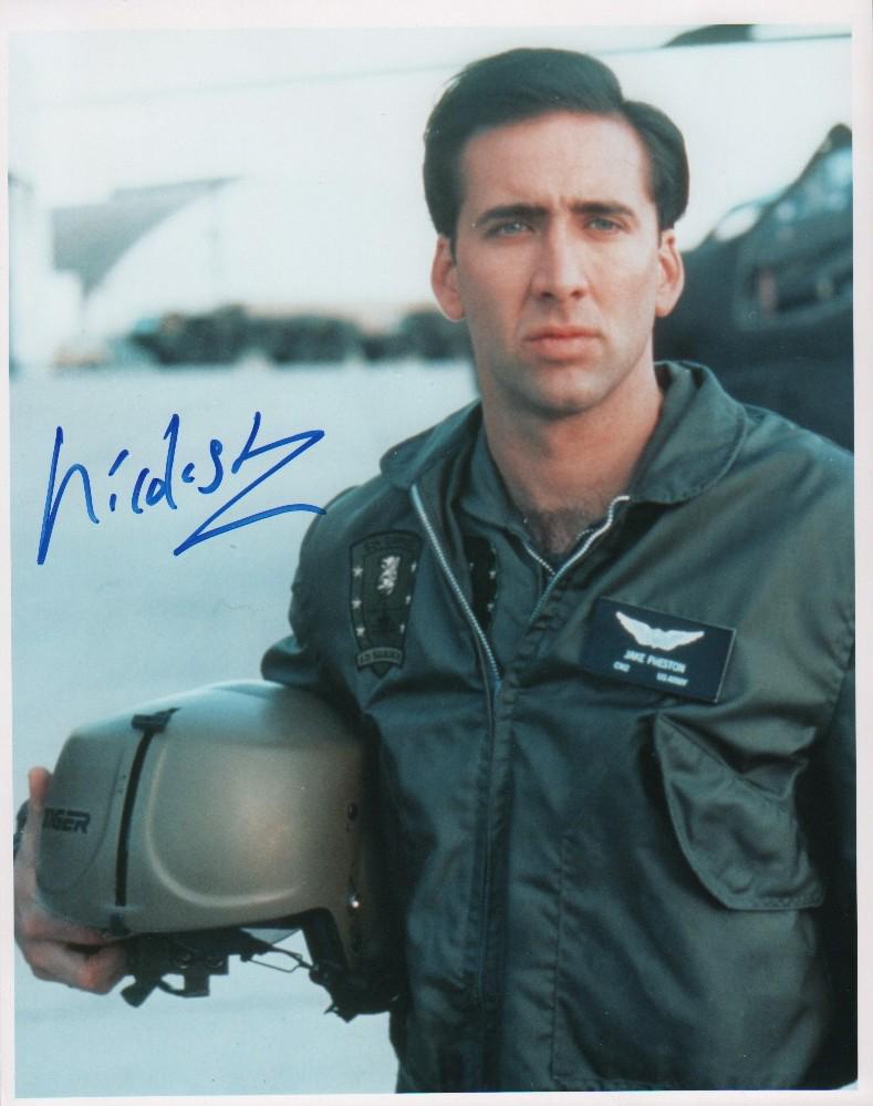 Nicolas Cage vintage signed photograph (1 of 1)