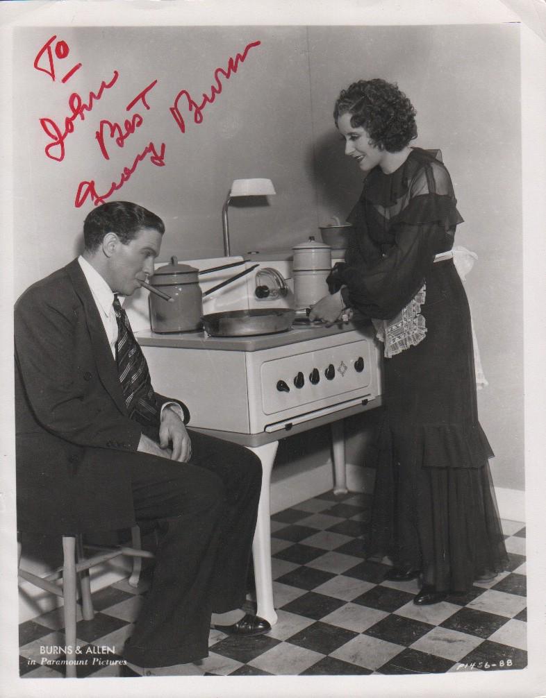 George Burns signed photograph (1 of 1)