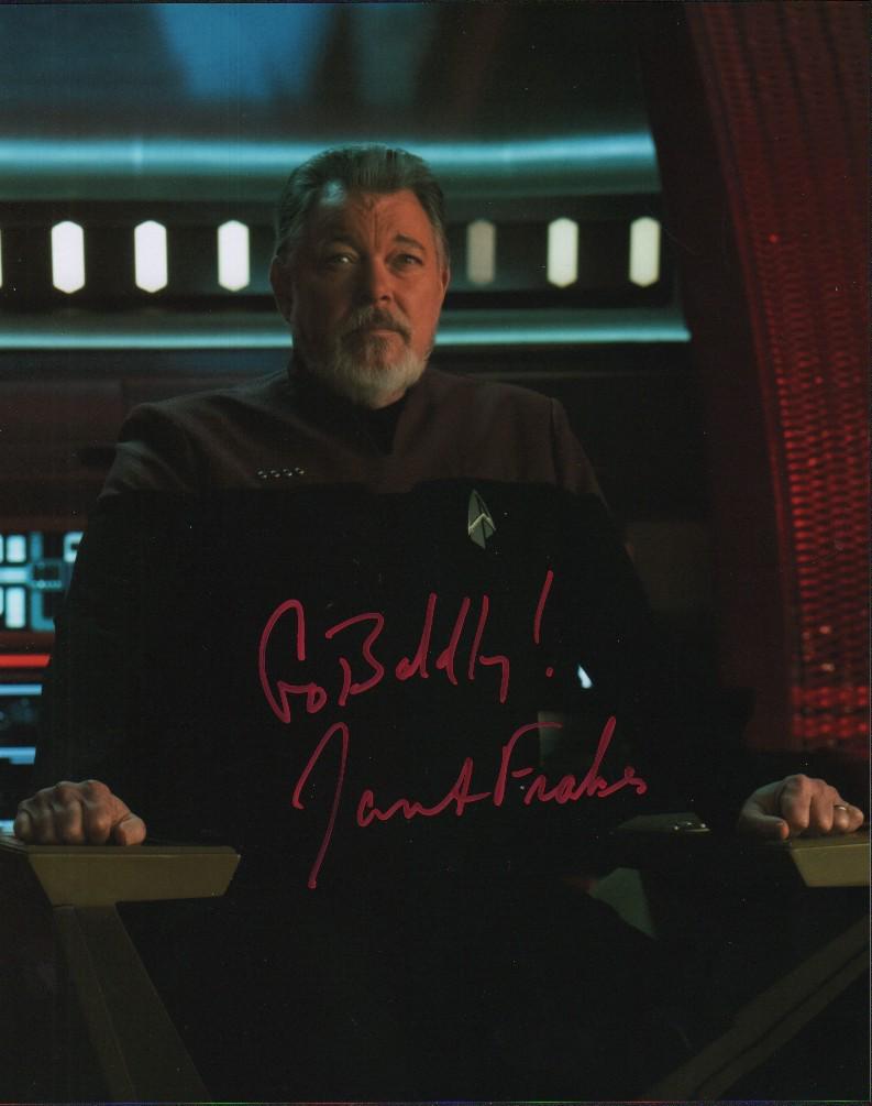 Jonathan Frakes Picard signed photograph (1 of 1)