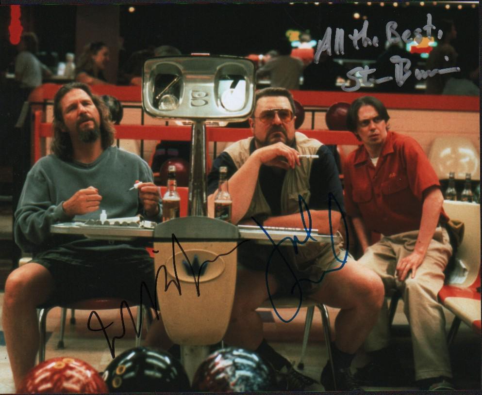 Big Lebowski cast signed photograph (1 of 1)