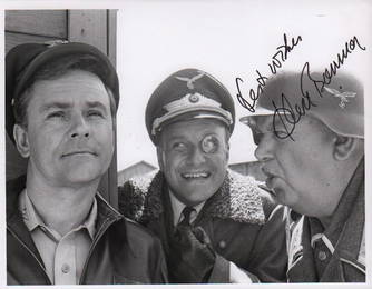John Banner Sgt Schultz rare Hogans Heroes signed photograph