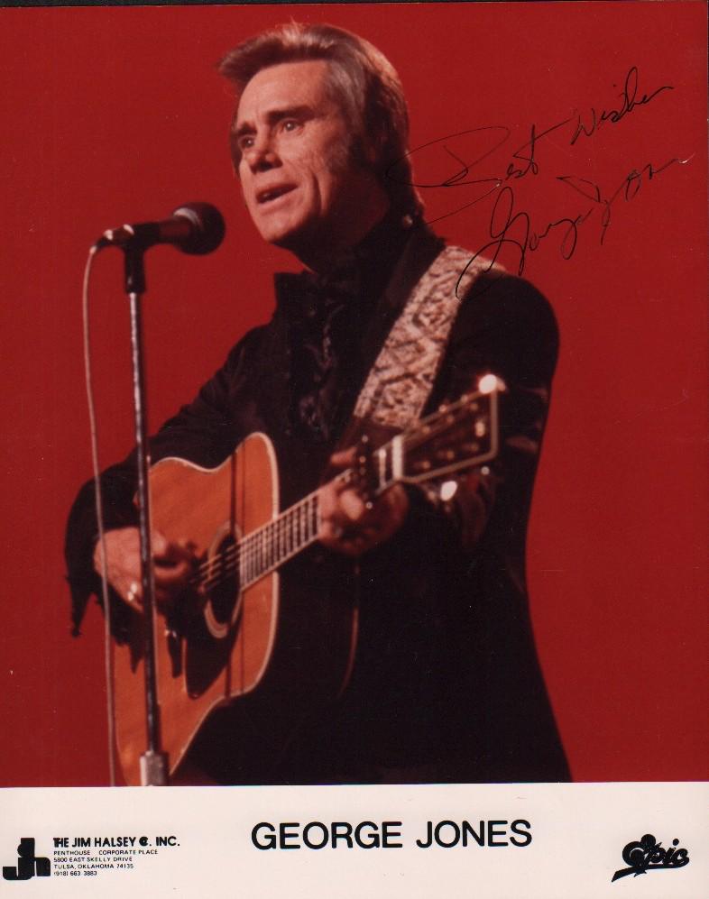 George Jones vintage signed photograph (1 of 1)