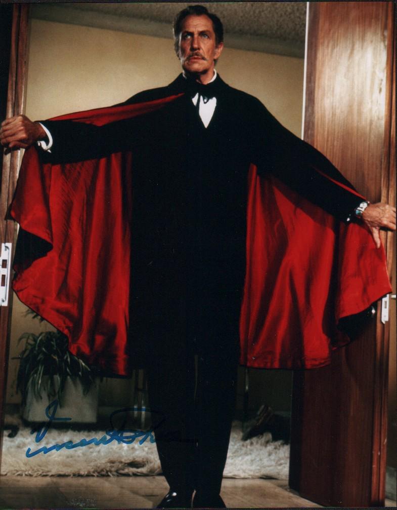 Vincent Price signed photograph as Dracula (1 of 1)