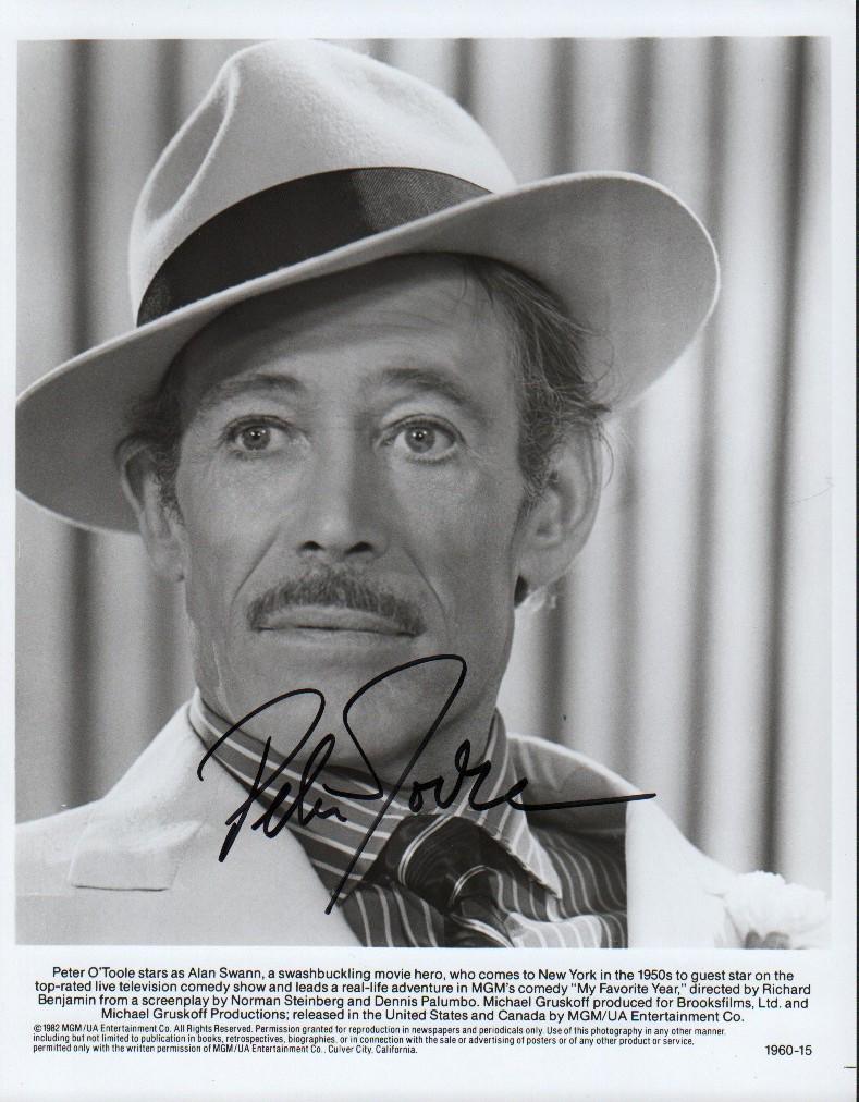 Peter O'Toole vintage signed photograph (1 of 1)