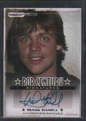 Mark Hamill rare signed trading card (1 of 1)
