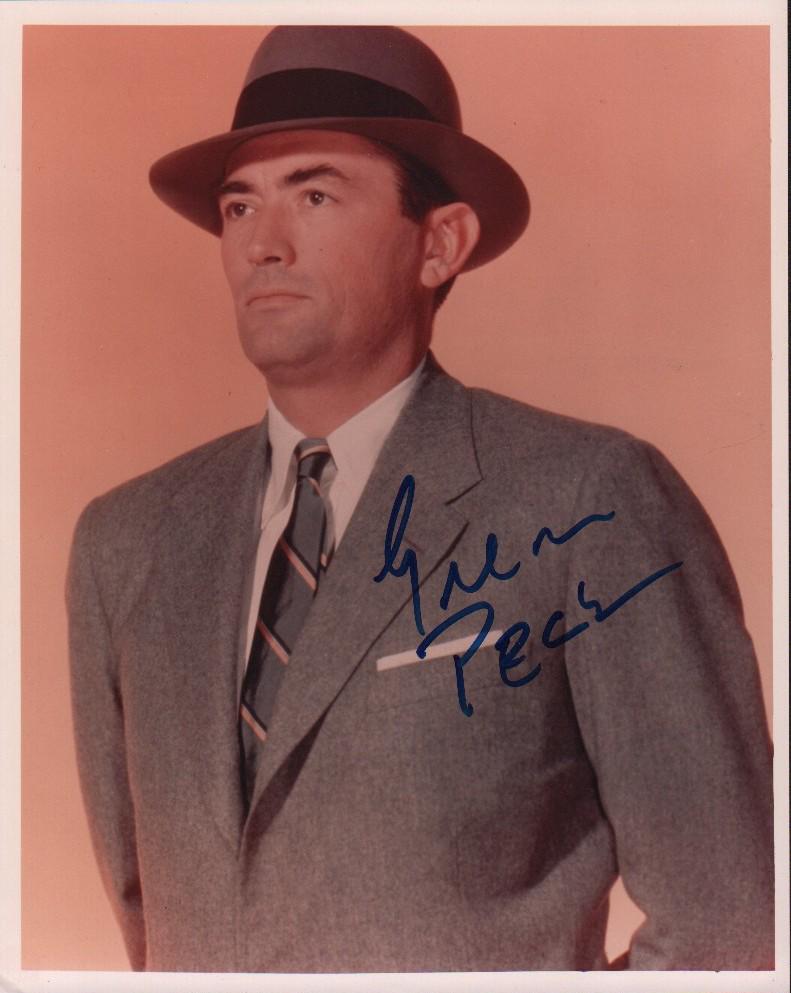 Gregory Peck vintage signed photograph (1 of 1)