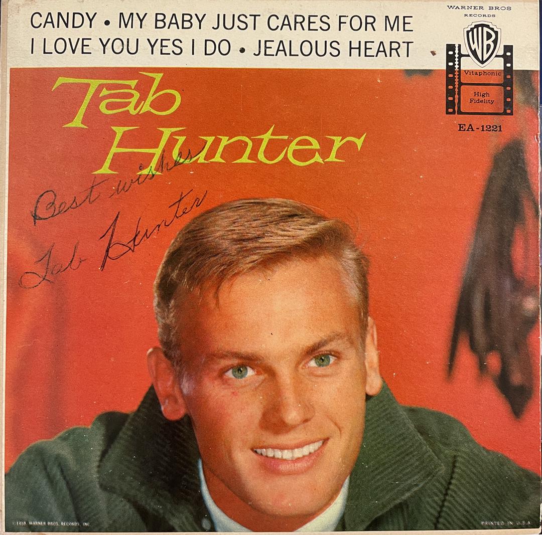 Tab Hunter rare signed record (1 of 1)