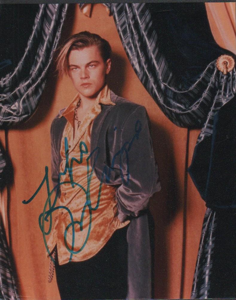 Leonardo Dicaprio signed vintage photograph (1 of 1)