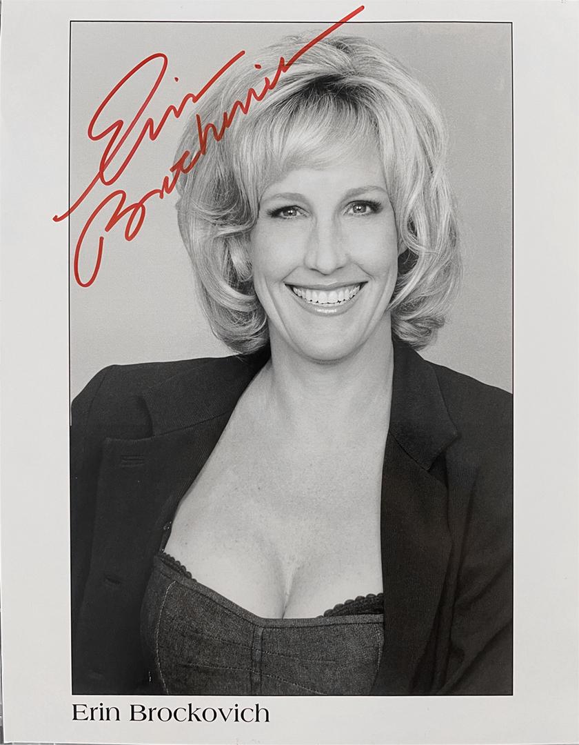 Erin Brockavich signed photograph (1 of 1)
