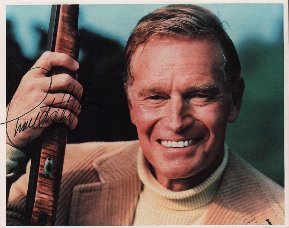 Charlton Heston signed photograph (1 of 1)