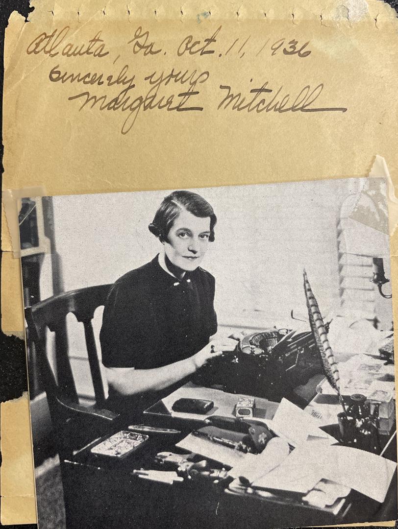 Margaret Mitchell rare Gone with the Wind author signed page (1 of 1)