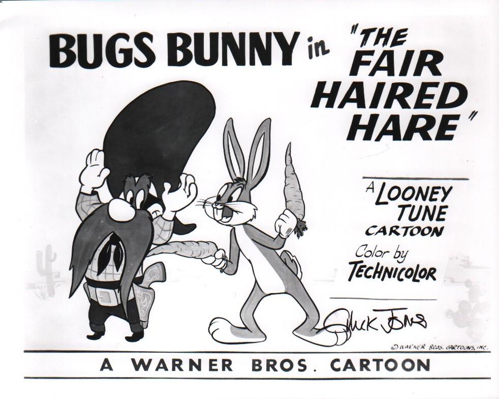 Chuck Jones rare Bugs Bunny signed photograph (1 of 1)