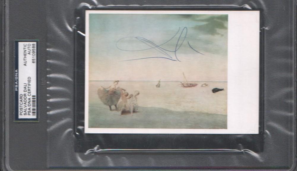Salvadore Dali postcard artwork signed (1 of 1)