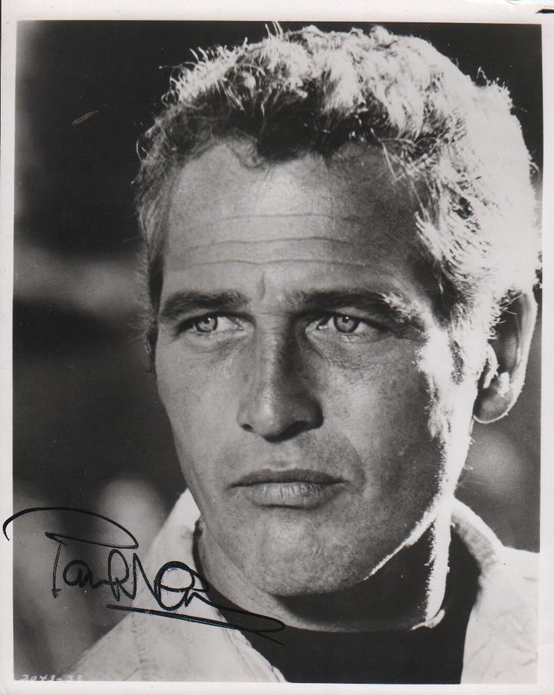 Paul Newman vintage signed photograph (1 of 1)