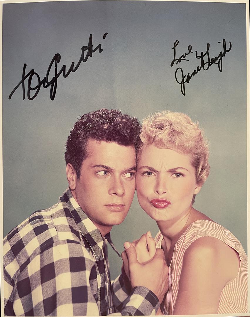 Tony Curtis and Janet Leigh signed vintage photograph (1 of 1)