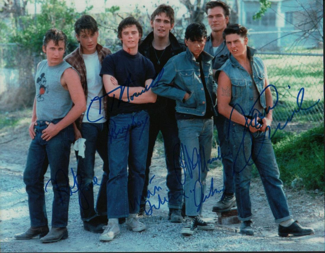 Outsiders cast signed 11x14 photograph (1 of 1)