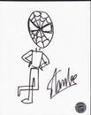 Stan Lee signed Spiderman sketch very rare