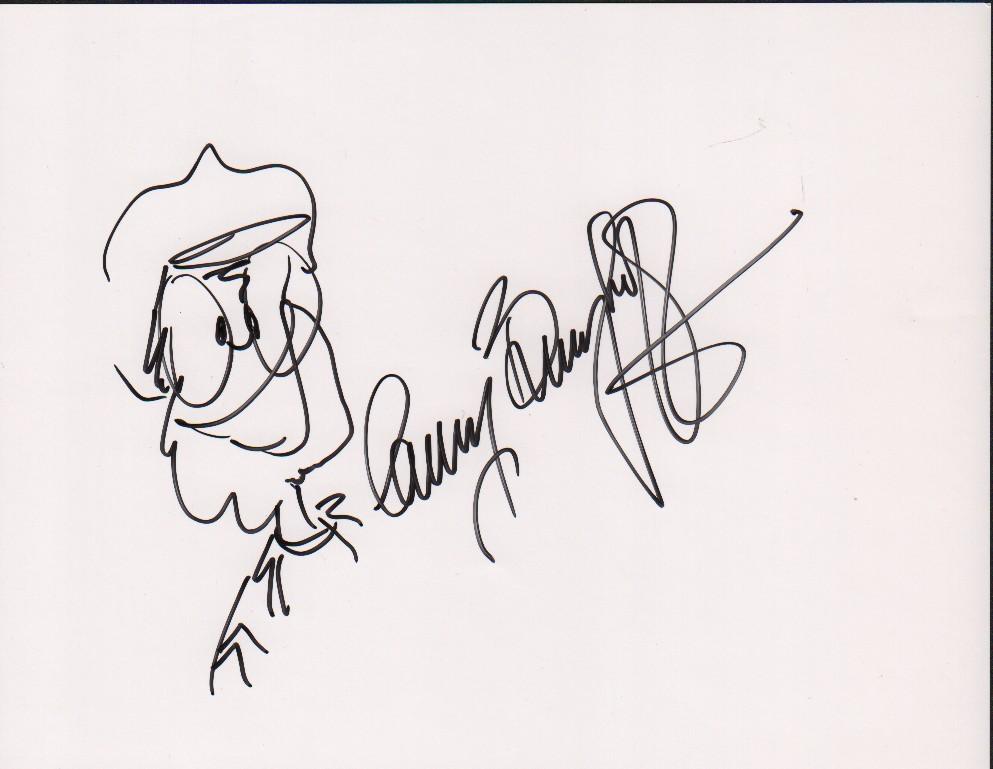 Gary Burghoff Radar on MASH signed sketch (1 of 1)
