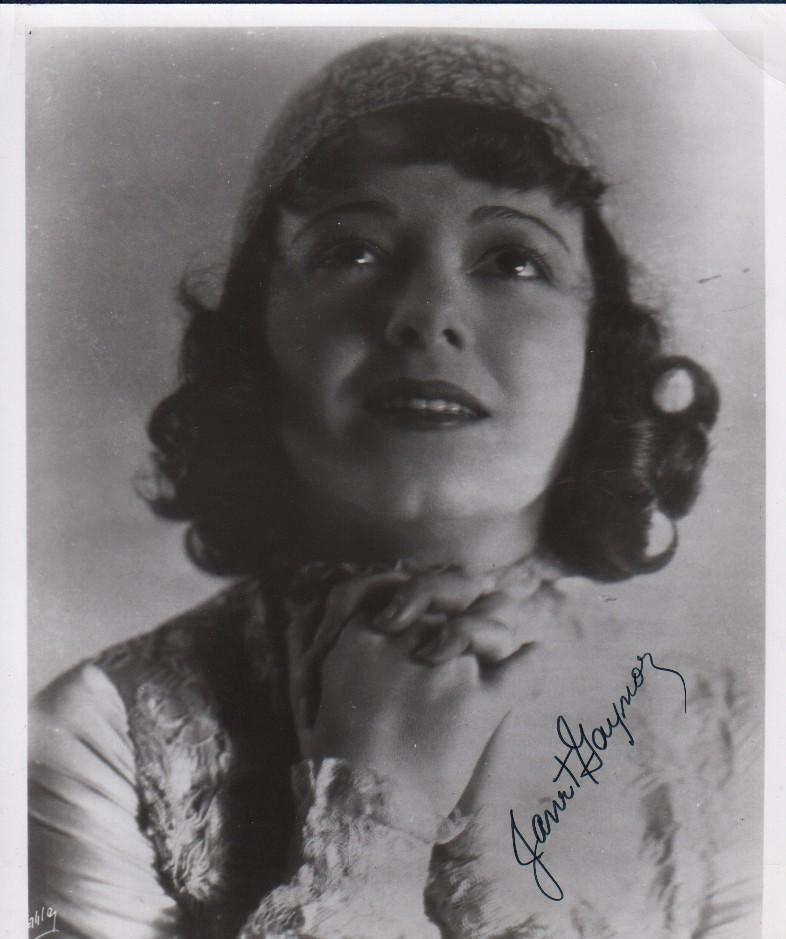 Janet Gaynor signed photograph (1 of 1)