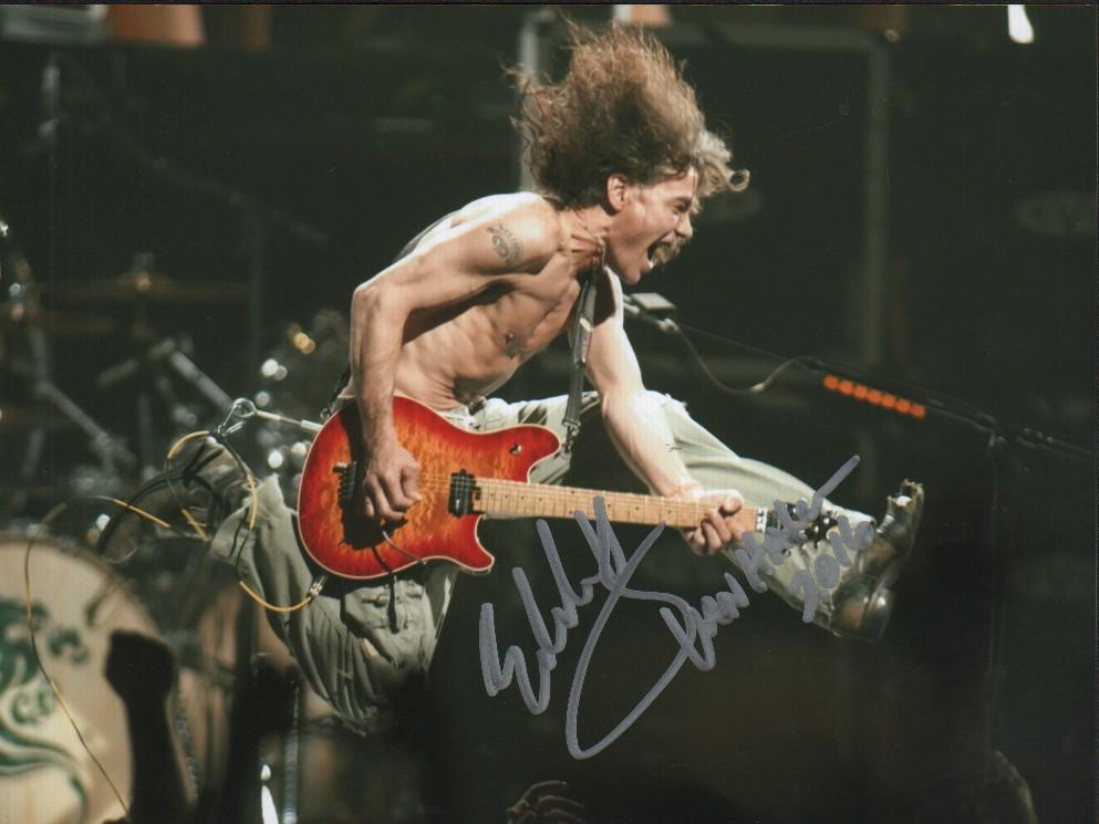 Eddie Van Halen signed photograph (1 of 1)
