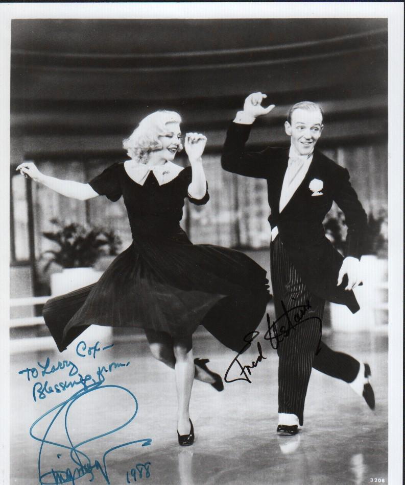 Fred and Ginger signed photograph (1 of 1)