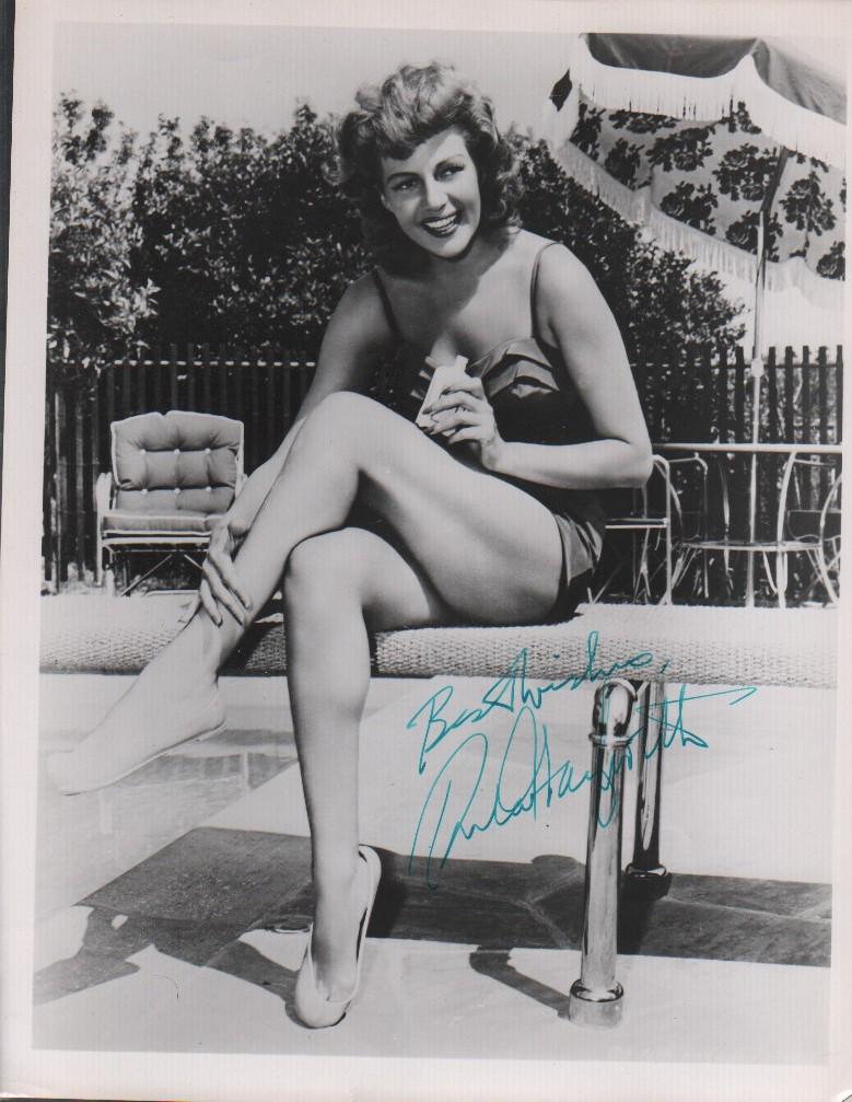 Rita Hayworth signed photograph (1 of 1)