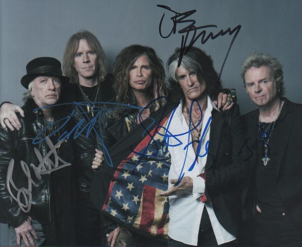 Aerosmith signed photograph (1 of 1)