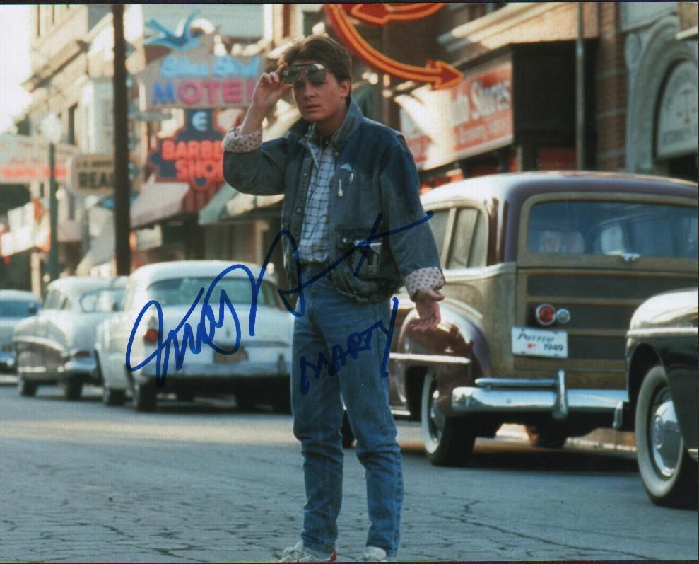 Michale J Fox signed photograph (1 of 1)