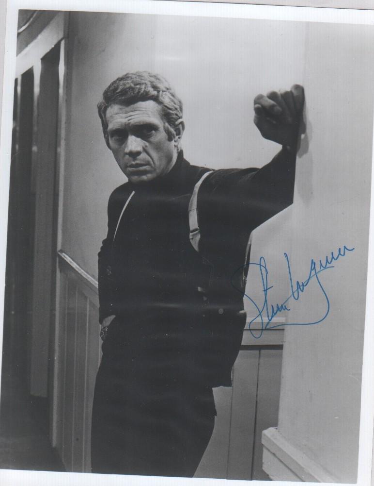 Steve McQueen Bullit signed photograph (1 of 1)
