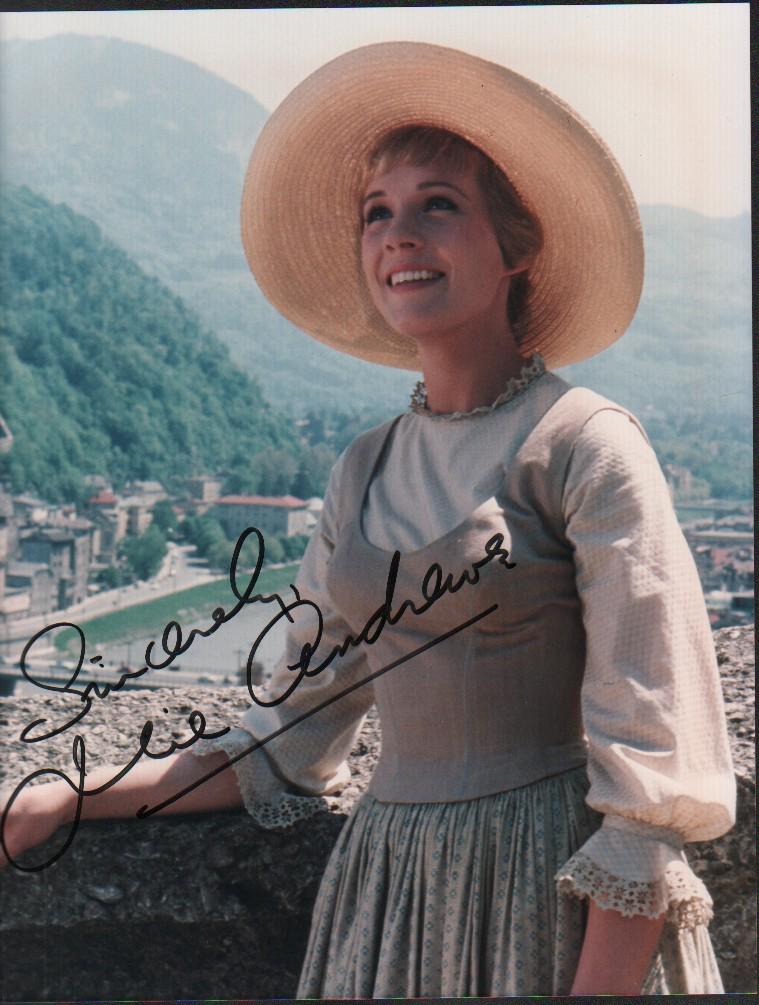 Julie Andrews signed photograph (1 of 1)